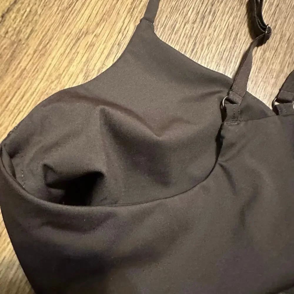 Girlfriend Collective Brown unpadded yoga activewear sports bra size XL